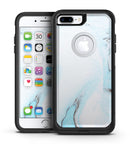 Mixtured Blue 99 Textured Marble - iPhone 7 or 7 Plus Commuter Case Skin Kit