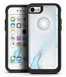 Mixtured Blue 99 Textured Marble - iPhone 7 or 7 Plus Commuter Case Skin Kit