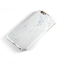 Mixtured Blue and Gray 19 Textured Marble iPhone 6/6s or 6/6s Plus 2-Piece Hybrid INK-Fuzed Case