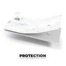 Mixtured Blue and Gray 19 Textured Marble - Premium Protective Decal Skin-Kit for the Apple Credit Card