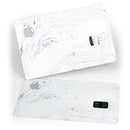 Mixtured Blue and Gray 19 Textured Marble - Premium Protective Decal Skin-Kit for the Apple Credit Card