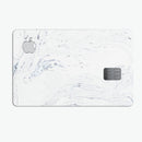 Mixtured Blue and Gray 19 Textured Marble - Premium Protective Decal Skin-Kit for the Apple Credit Card