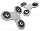 Mixtured Blue and Gray 19 Textured Marble Full-Body Fidget Spinner Skin-Kit
