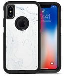 Mixtured Blue and Gray 19 Textured Marble - iPhone X OtterBox Case & Skin Kits