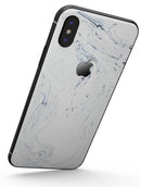 Mixtured Blue and Gray 19 Textured Marble - iPhone X Skin-Kit