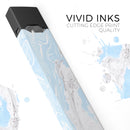 Mixtured Blue and Gray v3 Textured Marble - Premium Decal Protective Skin-Wrap Sticker compatible with the Juul Labs vaping device