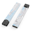 Mixtured Blue and Gray v3 Textured Marble - Premium Decal Protective Skin-Wrap Sticker compatible with the Juul Labs vaping device