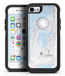 Mixtured Blue and Gray v3 Textured Marble - iPhone 7 or 8 OtterBox Case & Skin Kits