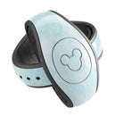 Mixtured Blue v9 Textured Marble - Decal Skin Wrap Kit for the Disney Magic Band