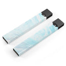 Mixtured Blue v9 Textured Marble - Premium Decal Protective Skin-Wrap Sticker compatible with the Juul Labs vaping device