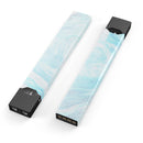Mixtured Blue v9 Textured Marble - Premium Decal Protective Skin-Wrap Sticker compatible with the Juul Labs vaping device