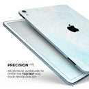 Mixtured Blue v9 Textured Marble - Full Body Skin Decal for the Apple iPad Pro 12.9", 11", 10.5", 9.7", Air or Mini (All Models Available)