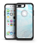 Mixtured Blue v9 Textured Marble - iPhone 7 or 7 Plus Commuter Case Skin Kit