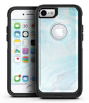 Mixtured Blue v9 Textured Marble - iPhone 7 or 7 Plus Commuter Case Skin Kit