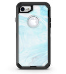 Mixtured Blue v9 Textured Marble - iPhone 7 or 8 OtterBox Case & Skin Kits
