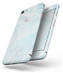 Mixtured Blue v9 Textured Marble - Skin-kit for the iPhone 8 or 8 Plus