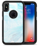 Mixtured Blue v9 Textured Marble - iPhone X OtterBox Case & Skin Kits