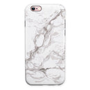 Mixtured Gray 157 Textured Marble iPhone 6/6s or 6/6s Plus 2-Piece Hybrid INK-Fuzed Case