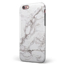 Mixtured Gray 157 Textured Marble iPhone 6/6s or 6/6s Plus 2-Piece Hybrid INK-Fuzed Case