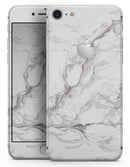 Mixtured Gray 157 Textured Marble - Skin-kit for the iPhone 8 or 8 Plus