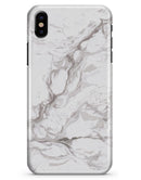 Mixtured Gray 157 Textured Marble - iPhone X Clipit Case
