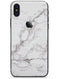 Mixtured Gray 157 Textured Marble - iPhone X Skin-Kit