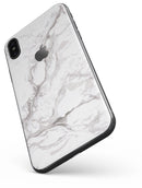 Mixtured Gray 157 Textured Marble - iPhone X Skin-Kit