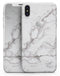 Mixtured Gray 157 Textured Marble - iPhone X Skin-Kit