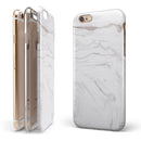 Mixtured Gray 199 Textured Marble iPhone 6/6s or 6/6s Plus 2-Piece Hybrid INK-Fuzed Case