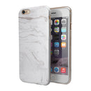 Mixtured Gray 199 Textured Marble iPhone 6/6s or 6/6s Plus 2-Piece Hybrid INK-Fuzed Case
