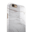 Mixtured Gray 199 Textured Marble iPhone 6/6s or 6/6s Plus 2-Piece Hybrid INK-Fuzed Case