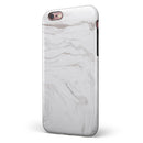 Mixtured Gray 199 Textured Marble iPhone 6/6s or 6/6s Plus 2-Piece Hybrid INK-Fuzed Case