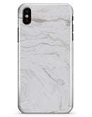 Mixtured Gray 199 Textured Marble - iPhone X Clipit Case