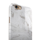 Mixtured Gray 19 Textured Marble iPhone 6/6s or 6/6s Plus 2-Piece Hybrid INK-Fuzed Case