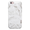 Mixtured Gray 19 Textured Marble iPhone 6/6s or 6/6s Plus 2-Piece Hybrid INK-Fuzed Case