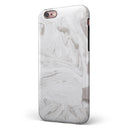 Mixtured Gray 19 Textured Marble iPhone 6/6s or 6/6s Plus 2-Piece Hybrid INK-Fuzed Case