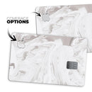Mixtured Gray 19 Textured Marble - Premium Protective Decal Skin-Kit for the Apple Credit Card