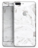 Mixtured Gray 19 Textured Marble - Skin-kit for the iPhone 8 or 8 Plus