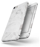 Mixtured Gray 19 Textured Marble - Skin-kit for the iPhone 8 or 8 Plus