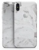 Mixtured Gray 19 Textured Marble - iPhone X Skin-Kit