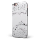 Mixtured Gray 22 Textured Marble iPhone 6/6s or 6/6s Plus 2-Piece Hybrid INK-Fuzed Case