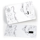 Mixtured Gray 22 Textured Marble - Premium Protective Decal Skin-Kit for the Apple Credit Card