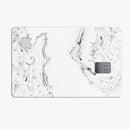 Mixtured Gray 22 Textured Marble - Premium Protective Decal Skin-Kit for the Apple Credit Card