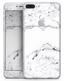 Mixtured Gray 22 Textured Marble - Skin-kit for the iPhone 8 or 8 Plus