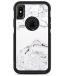 Mixtured Gray 22 Textured Marble - iPhone X OtterBox Case & Skin Kits