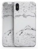 Mixtured Gray 22 Textured Marble - iPhone X Skin-Kit