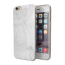 Mixtured Gray 40 Textured Marble iPhone 6/6s or 6/6s Plus 2-Piece Hybrid INK-Fuzed Case