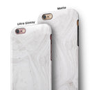 Mixtured Gray 40 Textured Marble iPhone 6/6s or 6/6s Plus 2-Piece Hybrid INK-Fuzed Case