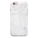 Mixtured Gray 40 Textured Marble iPhone 6/6s or 6/6s Plus 2-Piece Hybrid INK-Fuzed Case