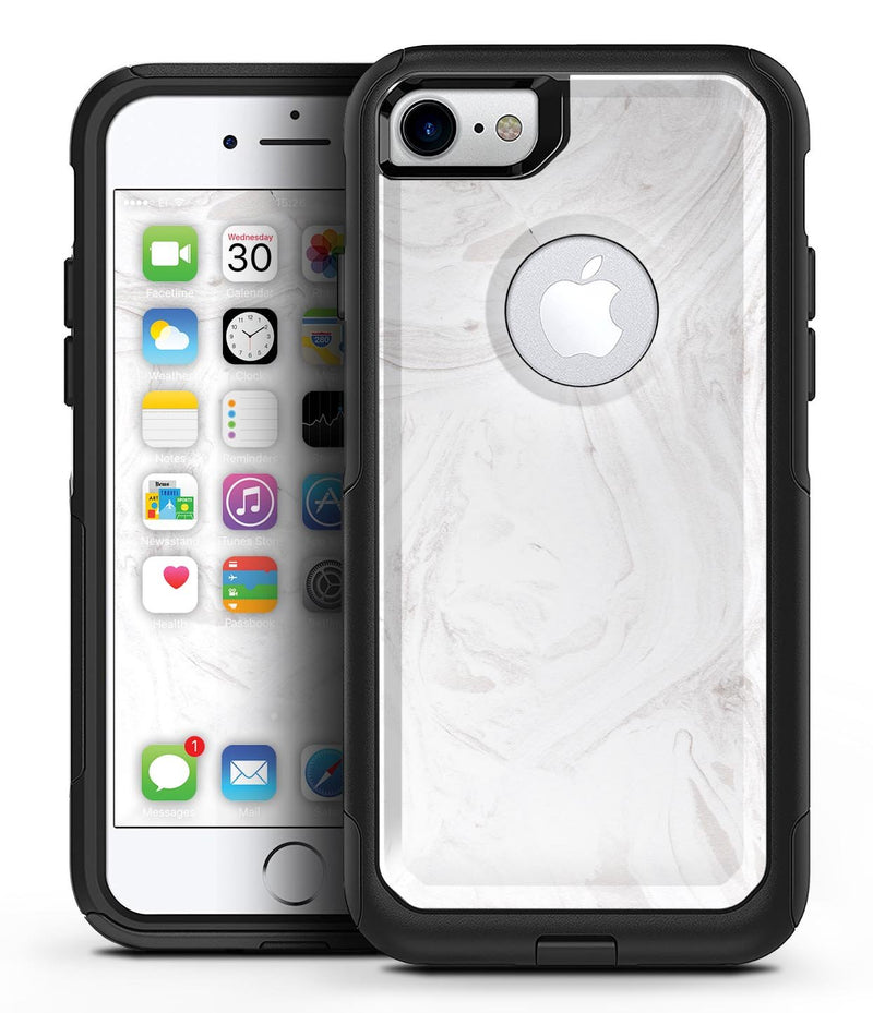 Mixtured Gray 40 Textured Marble - iPhone 7 or 8 OtterBox Case & Skin Kits